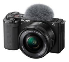 Câmera Sony Zv-E10 Mirrorless Kit Com Lente 16-50Mm (Preta) Câmera Sony Zv-E10 Mirrorless Kit Com Lente 16-50Mm (Preta)