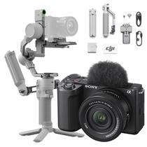 Câmera Sony Zve-10 Ii 4k Com Lente 16-50mm + Estabilizador Dji Rs4 Mini Câmera Sony Zve-10 Ii 4k Com Lente 16-50mm + Estabilizador Dji Rs4 Mini
