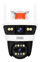 Camera speed dome wifi 2mp 2 lentes fixa/movel tw 9555 twg