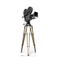 Câmera Standup Cardboard People Hollywood com recorte em papelão Câmera Standup Cardboard People Hollywood com recorte em papelão