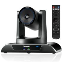 Câmera Tenveo 4K PTZ com IA e Rastreamento Automático, Zoom Óptico 3X, USB e HDMI Câmera Tenveo 4K PTZ com IA e Rastreamento Automático, Zoom Óptico 3X, USB e HDMI