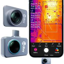 Câmera Térmica Infiray P2 Pro + Lente Macro Entrada Tipo C