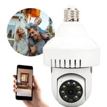Câmera Tipo Lâmpada Wi Fi Com Conexão Estável E Imagem Clara