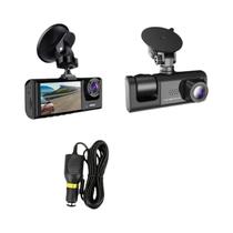 Câmera Veicular 1080P 3 Canais Com WiFi, DVR Automotivo, Câmera De Ré, Visão Noturna E Acessórios