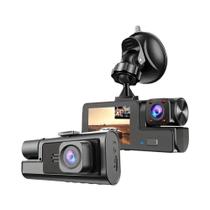 Câmera Veicular 1080P Com 3 Lentes, WiFi, DVR Para Carro, Visão Noturna, Acessórios Para Carro