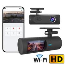 Câmera Veicular 2.8K com Sensor de Colisão, Wi-Fi e Slot até 128 GB Ângulo 140 Graus KPS138