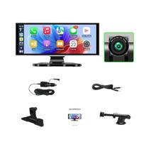 Câmera Veicular 4K Com Tela De 11,26'' Carplay Android Auto Câmera De Ré Gravador De Vídeo Caixa