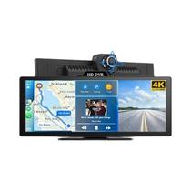 Câmera Veicular 4K De 11,26 Polegadas DVR Sem Fio CarPlay Android Auto 1080P Navegação Áudio