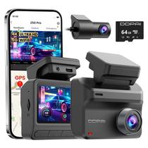 Câmera Veicular DDPAI Z50 Pro 4K1080P WiFi 5G GPS Visão Noturna Monitoramento Segurança AI ISP Gravação em Loop ADAS APP