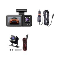 Câmera Veicular DVR 1080P Com 3 Canais E WiFi, Gravador De Veículo Com Lente Tridirecional Câmera Veicular DVR 1080P Com 3 Canais E WiFi, Gravador De Veículo Com Lente Tridirecional