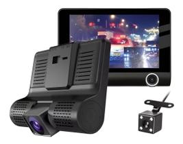 Câmera Veicular Gravadora De Video 1080p 3 Lentes Full Hd+nf