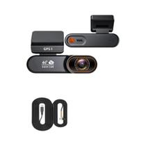 Câmera Veicular Mini 4G UHD Com Controle Por Aplicativo, DVR Automotivo Com Cartão SIM, Gravação Em