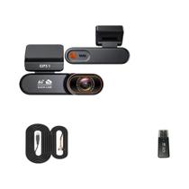 Câmera Veicular Mini 4G UHD Com Controle Por Aplicativo, DVR Automotivo Com Cartão SIM, Gravação Em