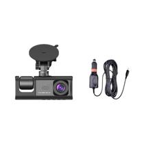 Câmera Veicular Mini DVR HD 1080P Com 3 Canais Wifi