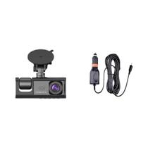Câmera Veicular Mini DVR HD 1080P Com 3 Canais Wifi