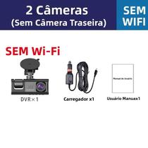 Câmera Veicular Mini DVR HD 1080P Com 3 Canais Wifi