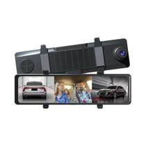 Câmera Veicular QOZ De 3 Canais Com WiFi, DVR Para Carro, Câmera Frontal E Traseira, Gravador De Câmera Veicular QOZ De 3 Canais Com WiFi, DVR Para Carro, Câmera Frontal E Traseira, Gravador De