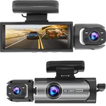 Câmera veicular YOVDA dupla 1080P, tela IPS de 3,16" e visão noturna Câmera veicular YOVDA dupla 1080P, tela IPS de 3,16" e visão noturna