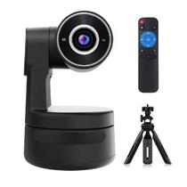 Câmera Web Cam Ptz 4K Conferência Zoom Digital 4X Cor Preto