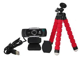 Câmera Web Kross Kewbm720p Hd Usb Com Tripé Ajustável 720p