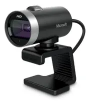 Câmera WebCam Microsof Lifecam 6ch00001 Hd 30fps Cor Preto