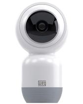 Câmera WEG Wi-Fi 360º PTZ Full HD 2MP Segurança Total Branca