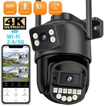 Câmera Wi-fi 4K De Lente Dupla De 8MP Tela Dupla Detecção Humana Rastreamento Automático Externo Câmera Wi-fi 4K De Lente Dupla De 8MP Tela Dupla Detecção Humana Rastreamento Automático Externo