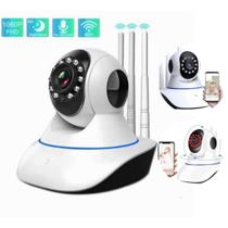 Câmera Wifi 3 Antenas Segurança Visão Noturna 720p