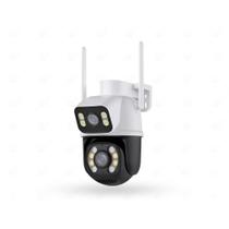 Camera WIFI A28 Dupla ICSEE Branca Preto