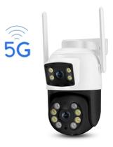 Câmera Wifi A28 Full HD Tecnologia 5G Externa Prova Dágua Inteligente Segurança em Tempo Real