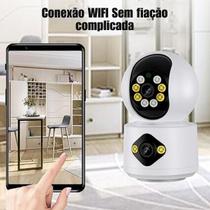 Câmera WiFi HD Bába Eletrônica Interna com Visão Noturna Colorida, Áudio Bidireciona: para Monitoramento de Pets e Bebês