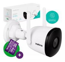 Câmera Wifi intelbras com áudio microfone Im5SC Full hd 1080P Com cartão memoria 32gb acesso celular