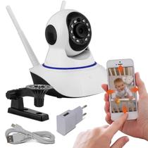 Camera Wifi Ip Wireless Sem Fio Hd 2 Antenas Visão Noturna Camera Wifi Ip Wireless Sem Fio Hd 2 Antenas Visão Noturna