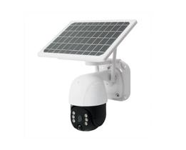 Câmera Wifi PTZ 1080P Externa Alimentada Por Energia Solar