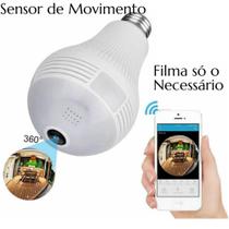 Câmera Wifi V380 Panorâmica - Segurança Formato Lâmpada