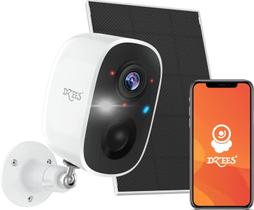 Câmeras de Segurança Dzees 2K - Sem Fio, Solar e WiFi