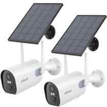 Câmeras de segurança iEGeek ZS-GX2S Wireless Solar 2K, pacote com 2 unidades Câmeras de segurança iEGeek ZS-GX2S Wireless Solar 2K, pacote com 2 unidades