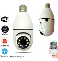 Câmeras De Segurança Lampada Espiã Wi-fi giratoria Câmeras De Segurança Lampada Espiã Wi-fi giratoria
