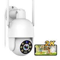 Câmeras de segurança MaxiViz Outdoor 360 PTZ 2K FHD Night Vision Câmeras de segurança MaxiViz Outdoor 360 PTZ 2K FHD Night Vision