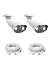 Câmeras de Segurança ZOSI 4K PoE 8MP com Detecção por IA e Áudio Bidirecional