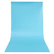 Câmeras digitais 70* 140cm lavável pvc estúdio fotografia pano de fundo iluminação de foto fundo azul