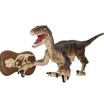 Câmeras digitais rc dinossauro 2.4g raptor velociraptor simulação rc animal controle remoto animais rc - HUOGUO