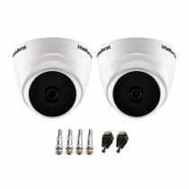 Câmeras Intelbras VHD 1220 Dome G6 Full HD 1080p 2.8mm Visão Noturna 20m - 2 Unidades + acessórios