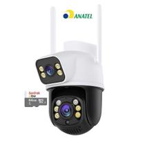 Câmeras Ip Externa Wifi 4k Full HD Segurança Speed Dome Prova Dágua 8mp 360 Rotação Alta Resolução Infravermelho Visão Noturna Com 1 Cartão SD 64gbNf Câmeras Ip Externa Wifi 4k Full HD Segurança Speed Dome Prova Dágua 8mp 360 Rotação Alta Resolução Infravermelho Visão Noturna Com 1 Cartão SD 64gbNf