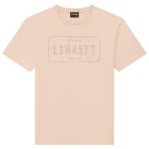 Camieta Juvenil Lemon em Algodão Estampa Frontal cor Bege