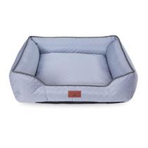 Caminha 100% Impermeavel Cachorro Gato Pequena 50x50 Prata - Casa Com Amor PET Confortável