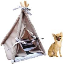 Caminha Cabana Pet Toca Oca Tenda Cama Cachorro Cão P Cinza