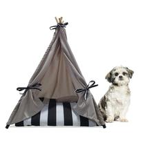 Caminha Cabana Pet Toca Oca Tenda Cama Cachorro Gato Cão M Cinza