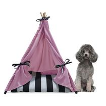 Caminha Cabana Pet Toca Oca Tenda Cama Cachorro Gato M Rosa