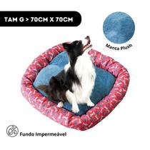 Caminha Cachorro Grande GG Lavavel com Ziper Impermeavel 70x70cm